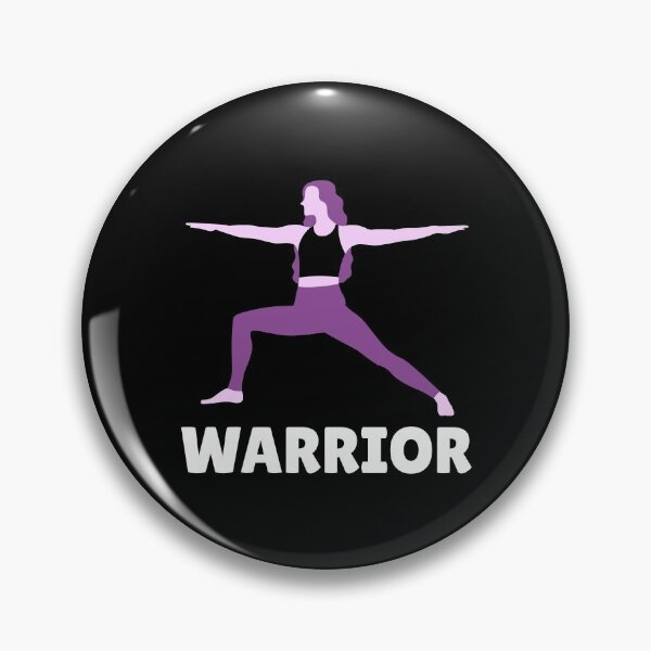 Item preview, WARRIOR - woman doing yoga pose warrior 2 designed and sold by GLwithUs.