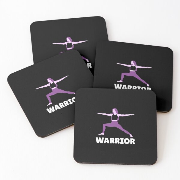 Item preview, WARRIOR - woman doing yoga pose warrior 2 designed and sold by GLwithUs.