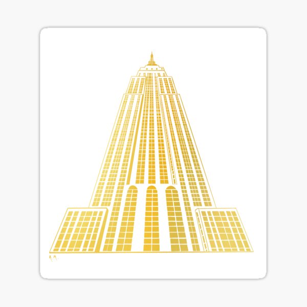 Empire State Building NYC Sticker