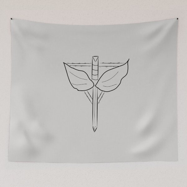 Item preview, wynonna Earp angel shield sword designed and sold by Nnone.