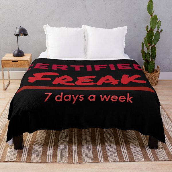 Item preview, Certified freak 7 days a week in black designed and sold by ICRainbowMoons.