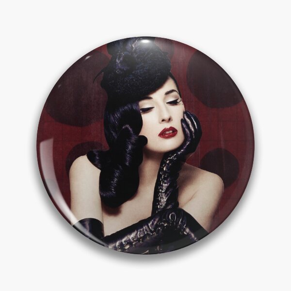 Item preview, Red & Black Dita Von Teese Dot Texture Design designed and sold by goon-squad.