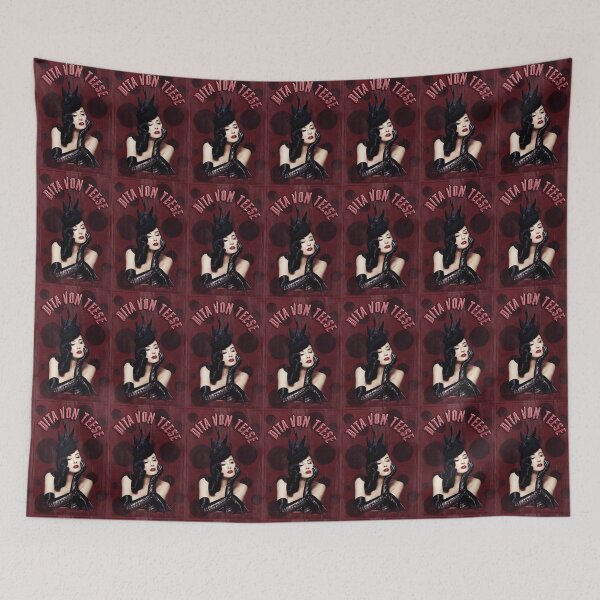 Item preview, Red & Black Dita Von Teese Dot Texture Design designed and sold by goon-squad.