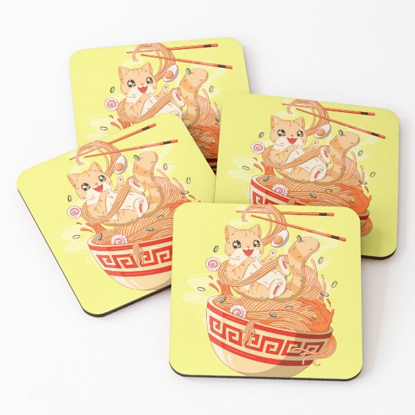 Item preview, Kawaii Kitty Ramen Love designed and sold by machmigo.