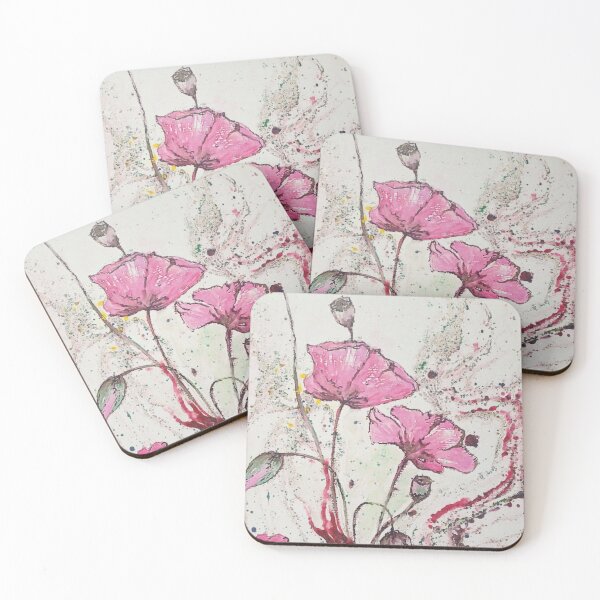 Item preview, Poppies, wild flowers designed and sold by NessArtByEwa.