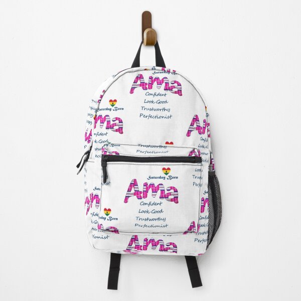 Aperçu de l'œuvre Samedi, le prénom féminin ghanéen `` Ama '' en rose créée et vendue par WhoWeAre.
