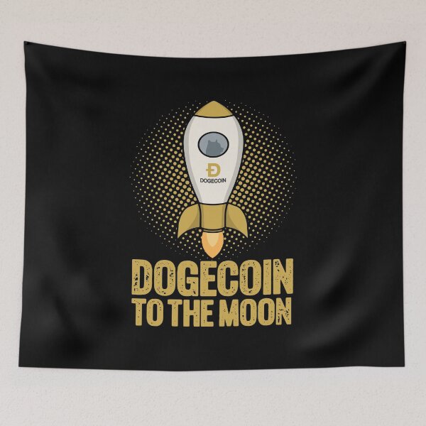 Item preview, Dogecoin to the moon funny Dogecoin designed and sold by Go-Fun.