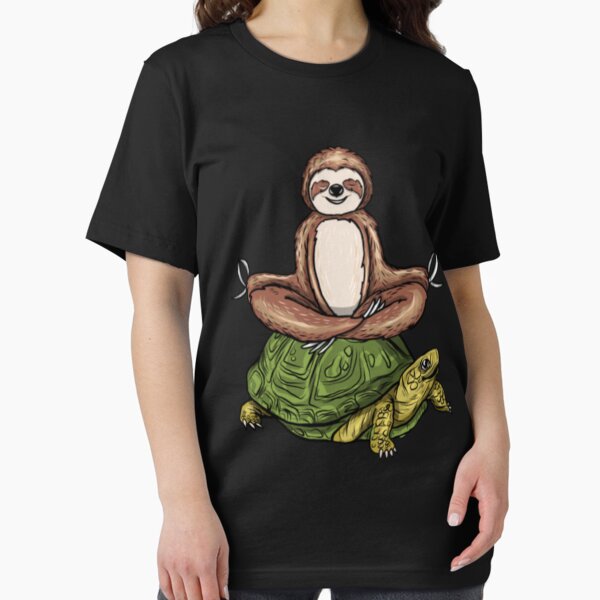 Sloth Riding Turtle Meditation Slow Down & T Shirt Design Sloth Riding Turtle Meditation Slow Down & T Shirt Design