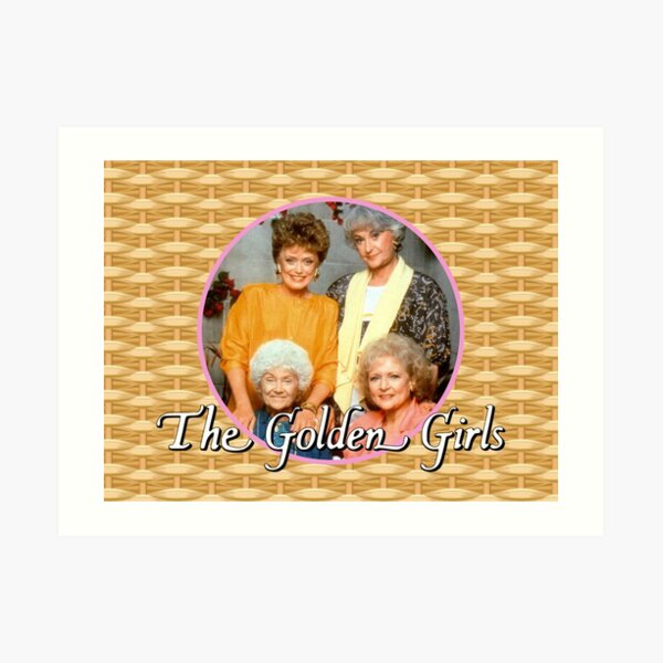 The Golden Girls on Wicker Art Print