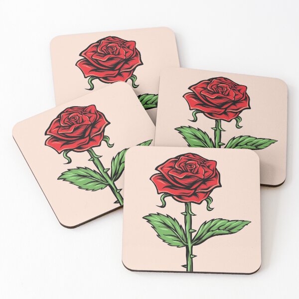 Item preview, Colorful Rose Illustration designed and sold by SLAG-Creative.