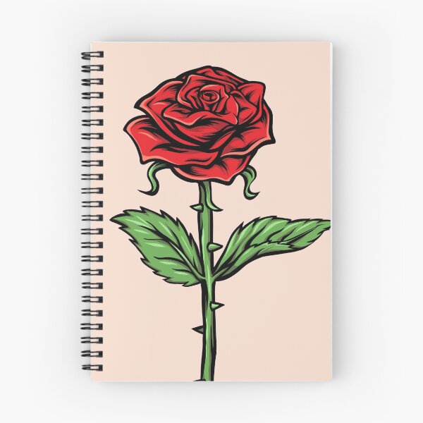 Item preview, Colorful Rose Illustration designed and sold by SLAG-Creative.