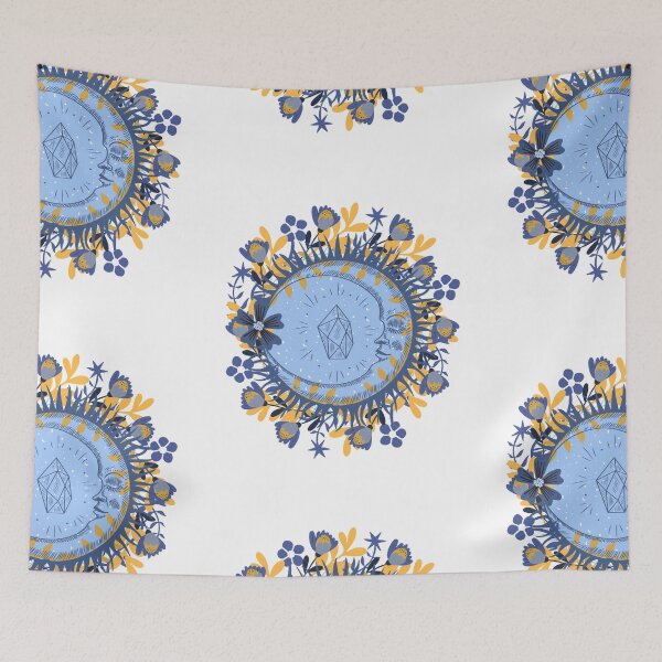 Item preview, Abstract Sleepy Moon, Dreamers Energy designed and sold by zanybay.