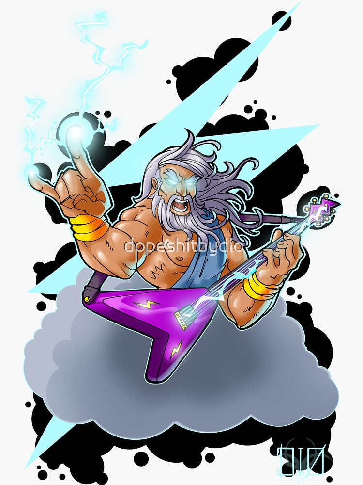 Odin Zeus Fusion ZODIN god Sticker by StarDust43