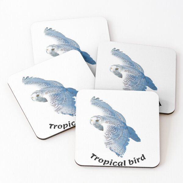 Item preview, Tropical bird t-shirt- Snowy owl. designed and sold by The3stars.