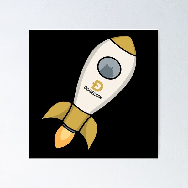 Artikel-Vorschau von Dogecoin zum Mond lustige Dogecoin, designt und verkauft von Go-Fun.
