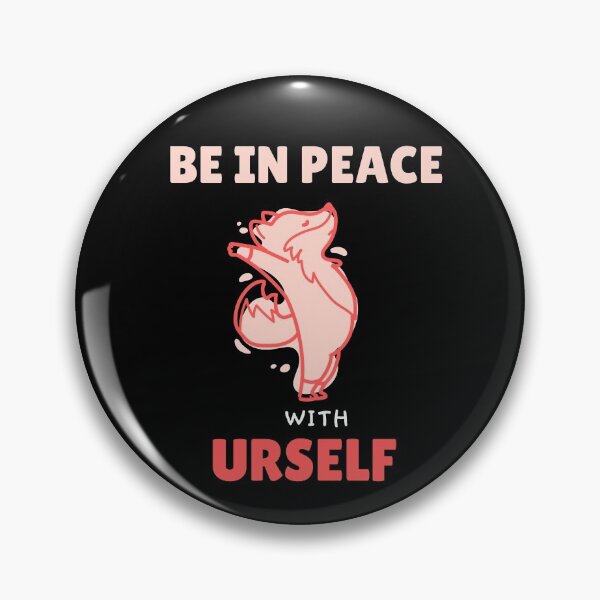 Item preview, Peace with yourself - pink Fox doing Yoga designed and sold by GLwithUs.