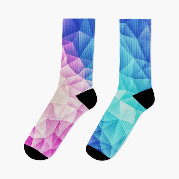Item preview, Pink - Ice Blue / Abstract Polygon Crystal Cubism Low Poly Triangle Design (Pride Lgbt)) designed and sold by badbugs.