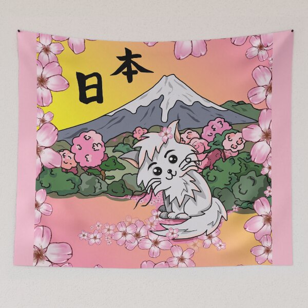 Item preview, Sakura sunrise at Mount Fuji designed and sold by CuisineCat.