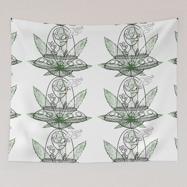 Item preview, ALIEN Stoner. Smart Successful Stoner. Spiritual Weed  designed and sold by AlfaEcho.