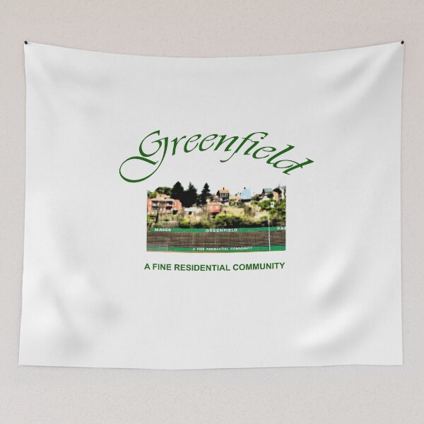 Item preview, Greenfield- watercolor designed and sold by WeCloneU.
