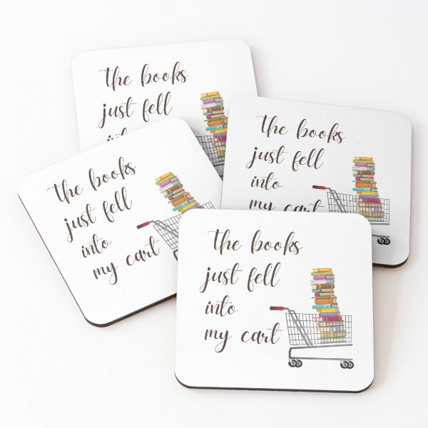 Item preview, The Books Just Fell into My Cart designed and sold by Amelia Hay.