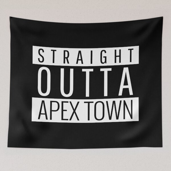 Item preview, Straight Outta Apex town North Carolina designed and sold by Teelogic.