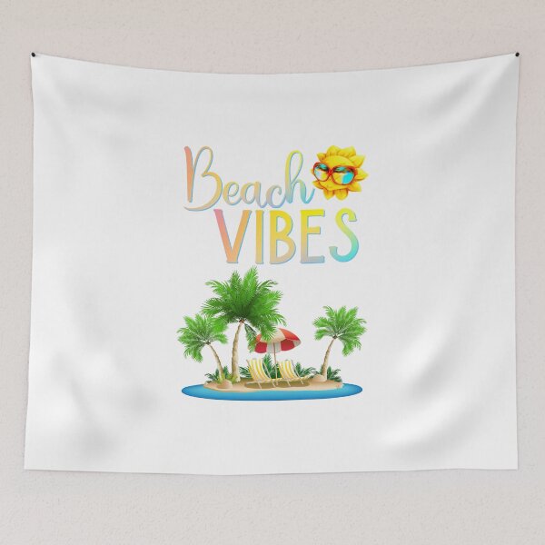Item preview, Beach Vibes Summer Island Sunshine Smiley designed and sold by ALittleOffShop.