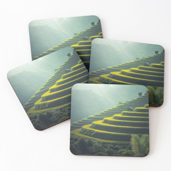 Item preview, Scenic view of Rice Paddy designed and sold by Aura __Print.
