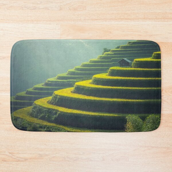 Item preview, Scenic view of Rice Paddy designed and sold by Aura __Print.