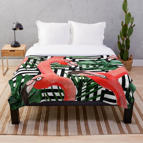 Item preview, Tropical Flamingo Pattern designed and sold by lmjb28.