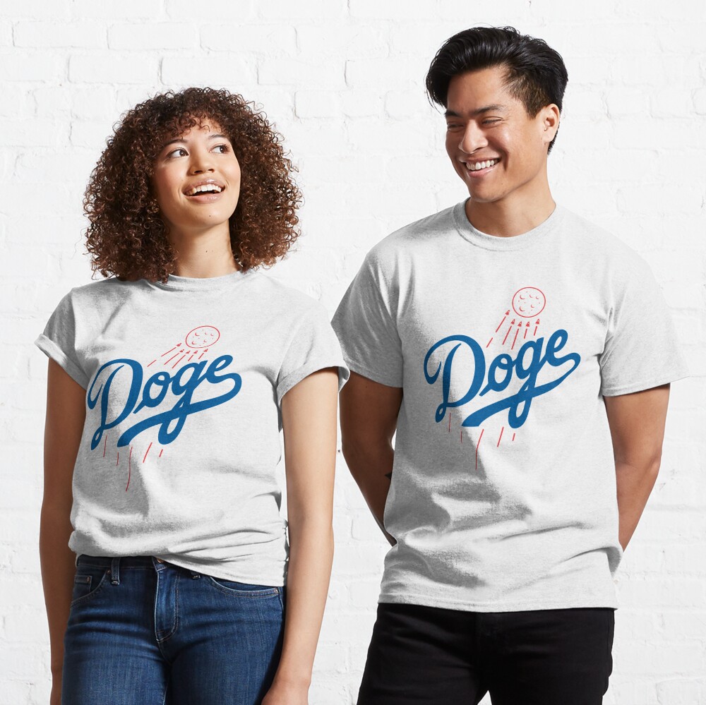 Dogecoin to the moon, Dodgers, Doge Essential T-Shirt for Sale by  eagle22232