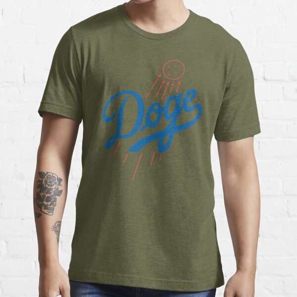 Dogecoin to the moon, Dodgers, Doge Essential T-Shirt for Sale by