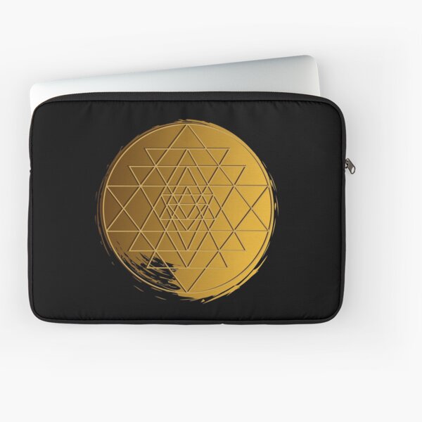 Vista previa del artículo con la obra «Sri Yantra en oro», diseñado y vendido por Ksaavet.