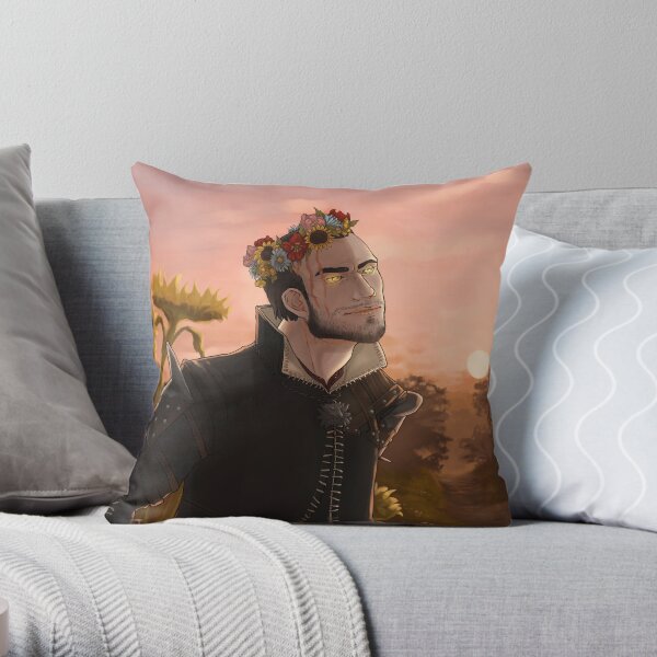 Flower crown Lambert (game version) Throw Pillow