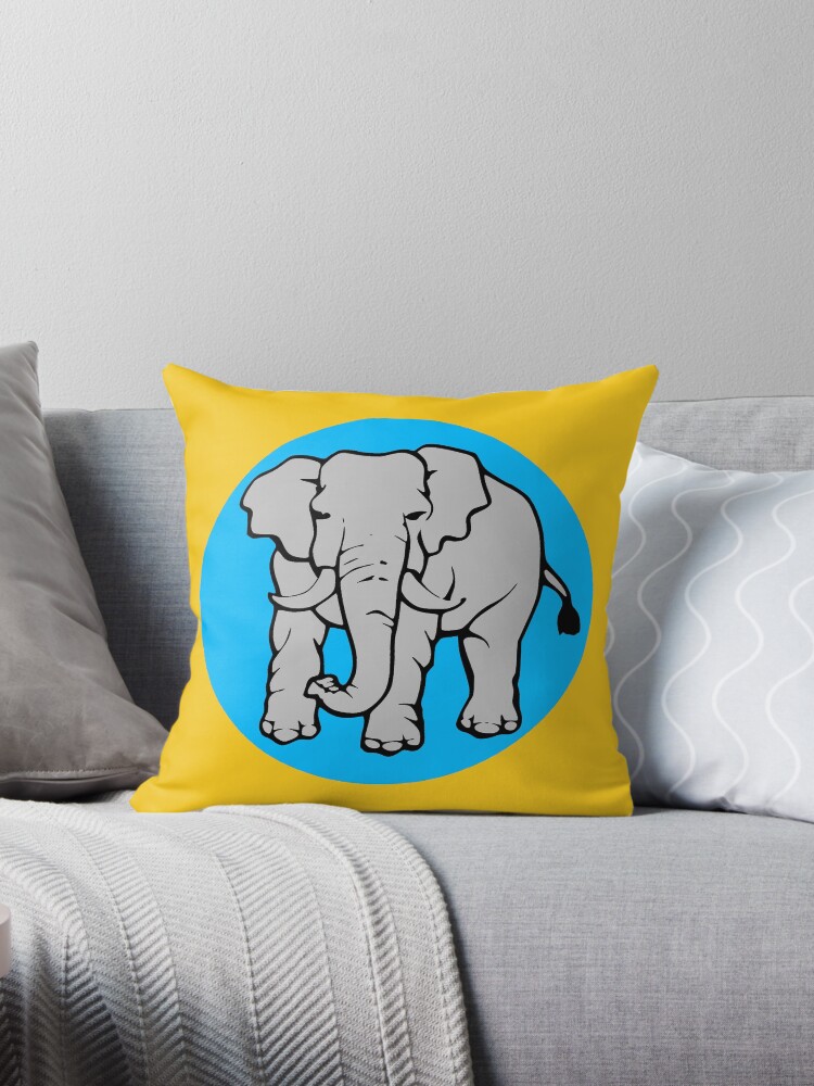 elephant throw pillows
