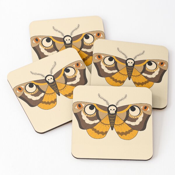 Item preview, death’s head moth designed and sold by maldn.