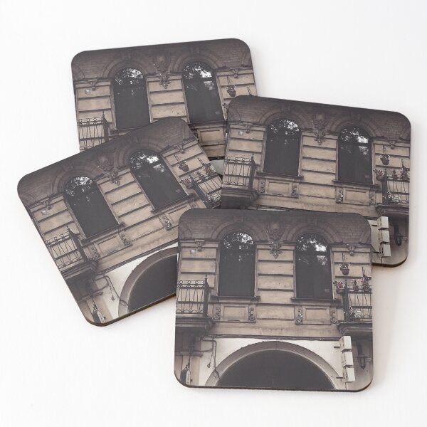 Item preview, Brown facade with flowers designed and sold by alinamiryuk.