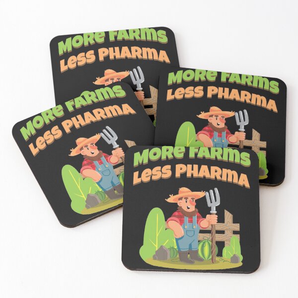 Item preview, Funny Farmer Saying Farmer Market More Farms Less Pharma  designed and sold by Rzelemenz.
