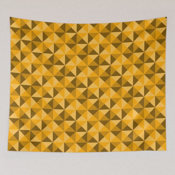 Item preview, Geometric Triangle Pattern (Gold) designed and sold by John Uttley.