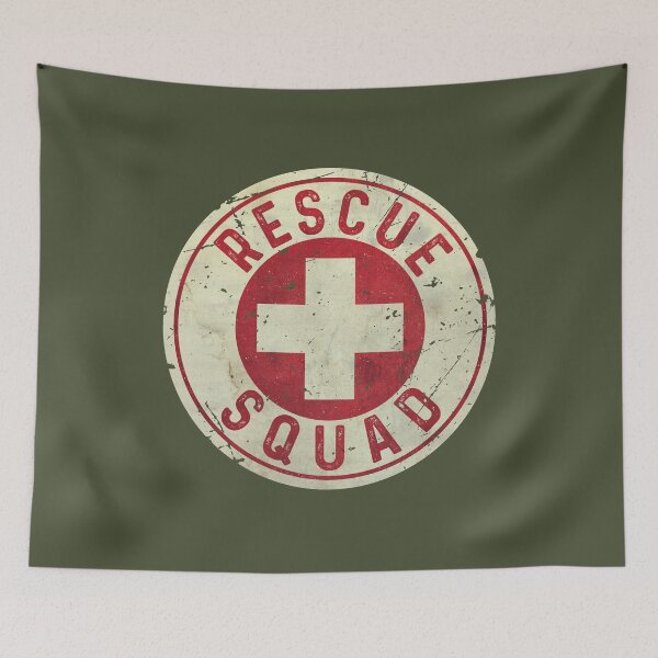 Item preview, Rescue Squad Vintage Emblem designed and sold by Royal-Elite.