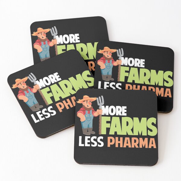 Item preview, Funny Farmer Saying Farmer Market More Farms Less Pharma  designed and sold by Rzelemenz.