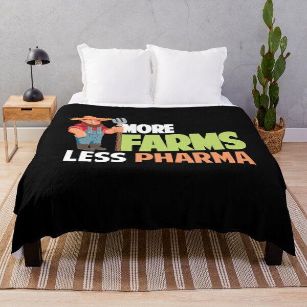 Item preview, Funny Farmer Saying Farmer Market More Farms Less Pharma  designed and sold by Rzelemenz.