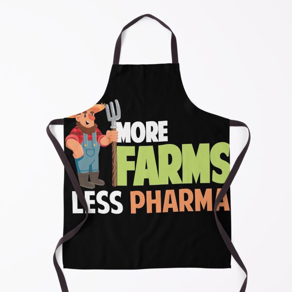 Item preview, Funny Farmer Saying Farmer Market More Farms Less Pharma designed and sold by Rzelemenz.