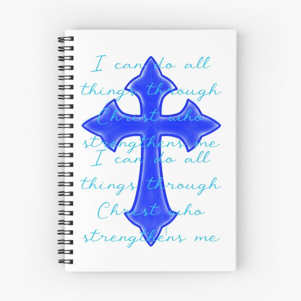 Item preview, Philippians 4:13 with cross designed and sold by Chillateez.