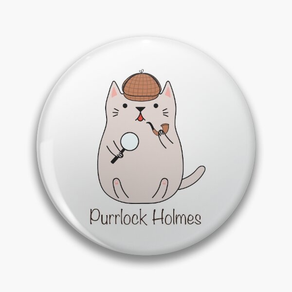 Item preview, Purrlock Homes: the Cat Detective designed and sold by Amelia Hay.