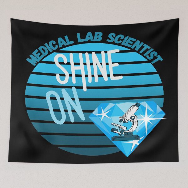 Item preview, MEDICAL LAB SCIENTIST TECH SHINE ON DIAMOND MICROSCOPE designed and sold by Hippiesole.
