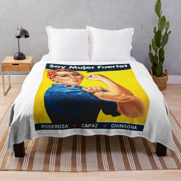Item preview, Latina Rosie, Soy Mujer Fuerte, Female Empowerment Graphic designed and sold by RLYGR8.