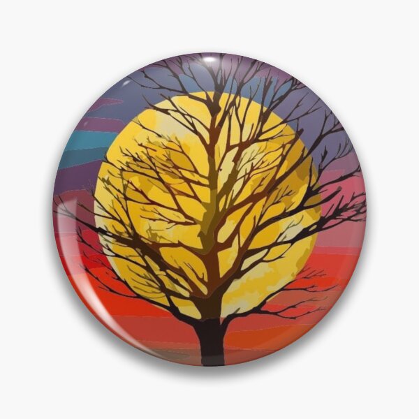 Item preview, A full moon in a tree. designed and sold by Karine Dupras.