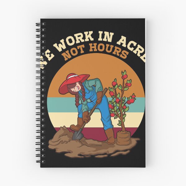 Item preview, We work Acres not Hours Funny Farmer Saying Farmer Market  designed and sold by Rzelemenz.