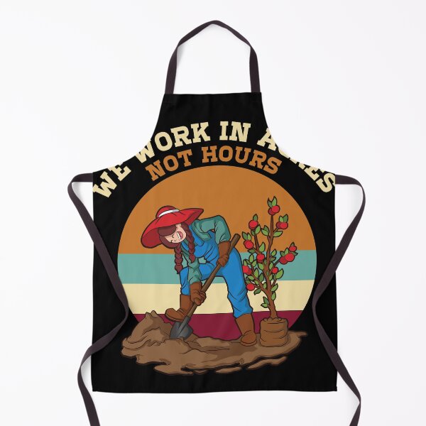 Item preview, We work Acres not Hours Funny Farmer Saying Farmer Market designed and sold by Rzelemenz.